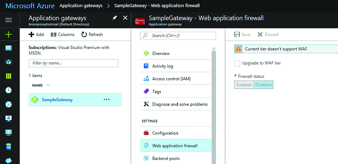 What is Azure Web Application Firewall on Azure Application