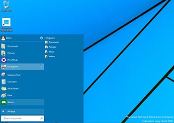 First Look: Windows 10 Technical Preview -- Redmondmag.com