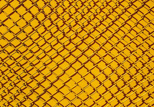 Yellow Wire Fence Graphic