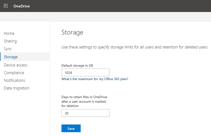 How To Maximize OneDrive for Business Storage -